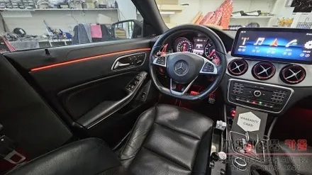 2015 벤츠 CLA 45AMG 엠비언트 라이트 무드등 풋등 시공 대전DMX엠비언트 공식 시공점 / 대전 대덕