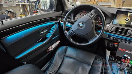 대전 BMW 528i F10 엠비언트 라이트 무드등 시공 (대전 DMX엠비언트 공식 시공점) / 대전 대덕