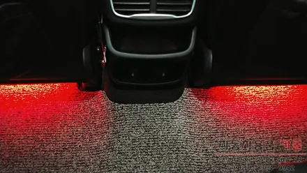 싼타페TM RGB LED풋등 장착 / 리모컨으로 색상, 모드변경 / 대전풋등 / 대전 대덕