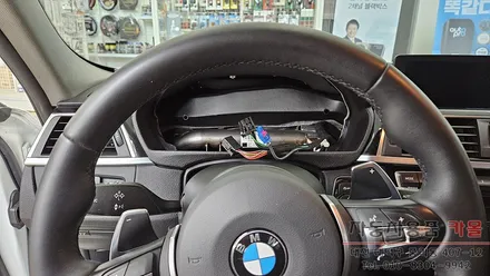 대전 BMW320d F30 계기판 LED작업 화이트로 조명 색상변경 / 대전 대덕