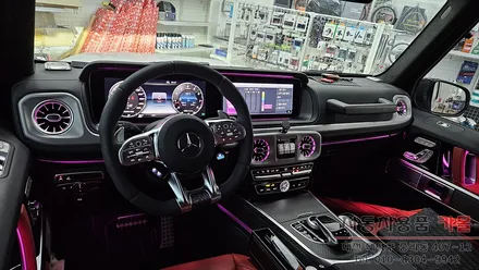 대전 2022 벤츠 G바겐(지바겐) W464 G63AMG 송풍구 엠비언트 작업 (벤츠 정품 순정LED 사용) / 대전, 청주, 세종