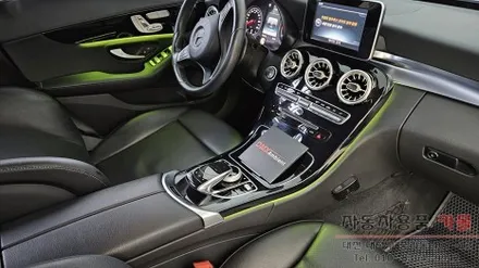 대전 2015 벤츠C클래스 W205 C200d 엠비언트 라이트 무드등과 송풍구 엠비언트 시공 / 대전, 청주, 세종