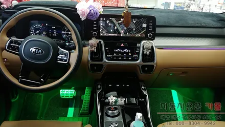 쏘렌토MQ4 RGB LED를 이용한 색상이 바뀌는 자동차 풋등 작업 / 대전 대덕