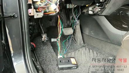 더뉴쏘렌토 순정 스마트키로 원격시동이 가능한 이지카 E300 경보기 장착 대전 세종 / 대전 대덕