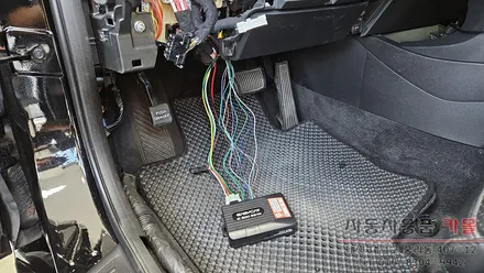 대전 그랜저HG 이지카E300 순정스마트키로 원격시동이 가능한 경보기 장착 / 대전, 청주, 세종