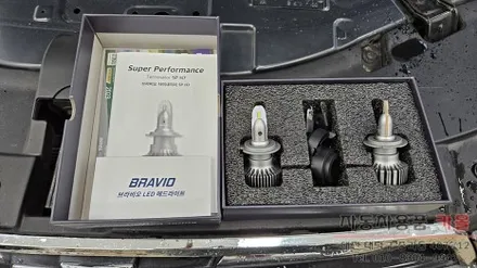 대전 캡티바 브라비오 터미네이터SP LED전조등(헤드라이트, 전구, 램프) 교체 / 대전, 청주, 세종