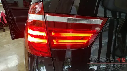 BMW X3 트렁크 후미등 수리 / 테일램프 미등시 점등불량 수리 / 대전 자동차 테일램프 LED수리 / 대전 대덕