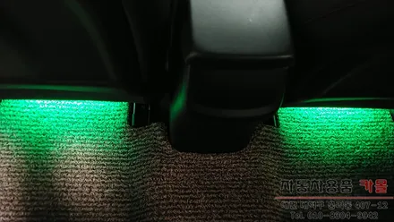 색상과 모드변경이 가능한 대전 아반떼AD RGB LED풋등 작업 / 대전 대덕