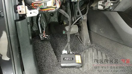 더뉴쏘렌토 순정 스마트키로 원격시동이 가능한 이지카 E300 경보기 장착 대전 세종 / 대전 대덕