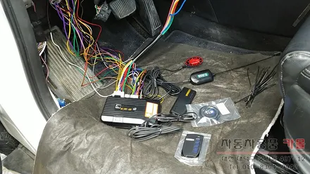 스포티지QL 이지카E3-B 원격시동 경보기와 스타트버튼 작업 대전 세종 / 대전 대덕