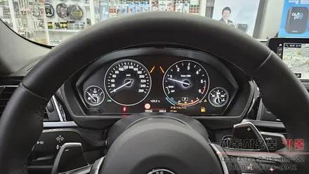 대전 BMW320d F30 계기판 LED작업 화이트로 조명 색상변경 / 대전 대덕