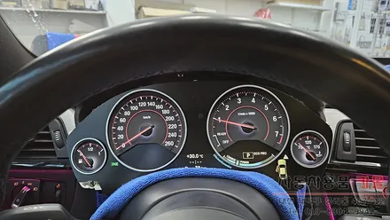 대전 BMW428i 계기판 조명 색상을 화이트로 변경 / 대전, 청주, 세종