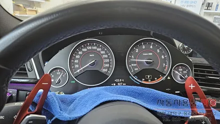 2016 BMW320i 계기판 LED작업 (조명색상 화이트로 변경) / 대전, 청주, 세종