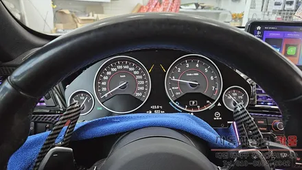 2016 BMW428i F33 컨버터블 계기판 LED작업으로 색상변경하기 / 대전, 청주, 세종