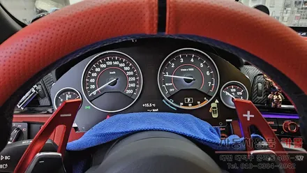 대전 2015 BMW 428i 4시리즈 계기판 조명색상 변경 LED작업 / 대전 대덕