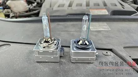 대전 2012 폭스바겐 뉴CC 조수석 전조등 제논 HID벌브 교체 (오스람 D3S 4300K) / 대전 대덕