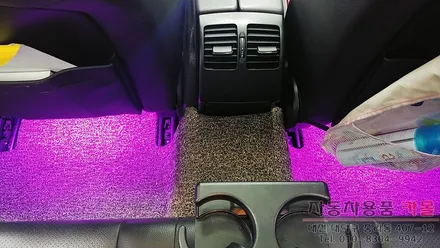 벤츠 c클래스 RGB LED 풋등 작업 / 리모컨으로 색상변경이 가능한 풋등LED / LED119 대전점 / 대전 대덕