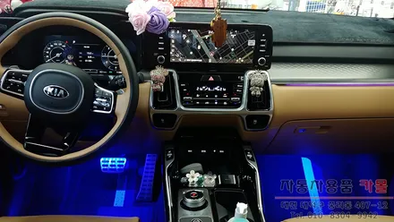 쏘렌토MQ4 RGB LED를 이용한 색상이 바뀌는 자동차 풋등 작업 / 대전 대덕