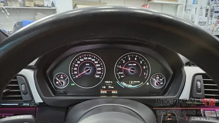 대전 BMW428i 계기판 조명 색상을 화이트로 변경 / 대전, 청주, 세종
