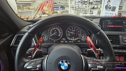 2016 BMW320i 계기판 LED작업 (조명색상 화이트로 변경) / 대전, 청주, 세종