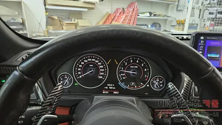 2016 BMW428i F33 컨버터블 계기판 LED작업으로 색상변경하기 / 대전, 청주, 세종