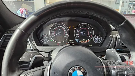 대전 2017 BMW 320d F30 계기판 조명색상 화이트로 변경 LED작업 / 대전 대덕