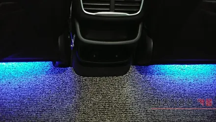 싼타페TM RGB LED풋등 장착 / 리모컨으로 색상, 모드변경 / 대전풋등 / 대전 대덕