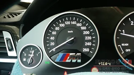 BMW F34 3GT 계기판 조명 색상변경 대전 세종 LED 튜닝 / 대전 대덕