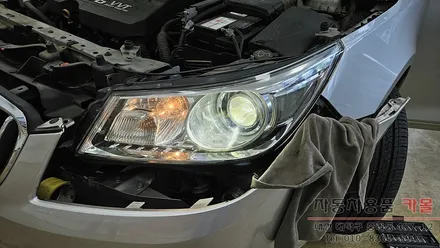 대전 알페온 전조등 제논 HID벌브(헤드라이트, 램프, 전구) 교체 필립스 D1S 4200K / 대전, 청주, 세종