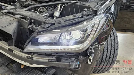 대전 제네시스 G80(DH) 전조등 제논 HID벌브(헤드라이트, 램프, 전구) 교체 필립스 D3S 6000K / 대전 대덕