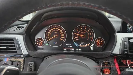 BMW F30 3시리즈 계기판 조명색상 화이트로 변경 LED작업 / 대전, 청주, 세종