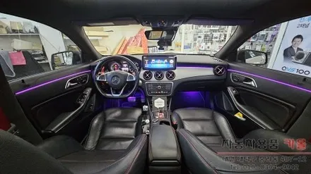 2015 벤츠 CLA 45AMG 엠비언트 라이트 무드등 풋등 시공 대전DMX엠비언트 공식 시공점 / 대전 대덕