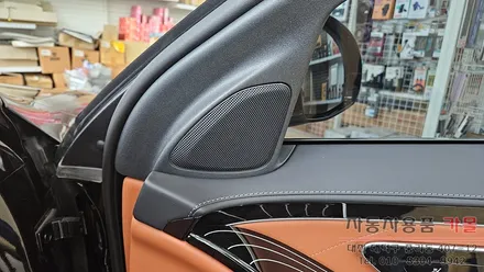 대전 2022 벤츠S클래스 W223 S580e 4D부메스터 전동트위터 시공 / 대전 대덕