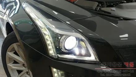 캐딜락 CTS 전조등 HID벌브 교체 / 필립스 D3S 4200K / 대전 필립스HID / 대전 대덕