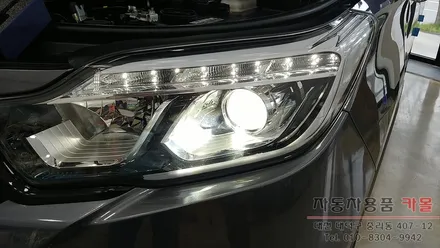 G4 렉스턴 브라비오 LED전조등 장착 / 합법인증 LED / 대전 브라비오 장착점 / 대전 대덕