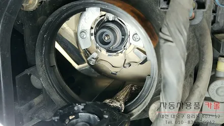 SM7 뉴아트 전조등 HID벌브교체 필립스 D2R 4200K / 대전 대덕