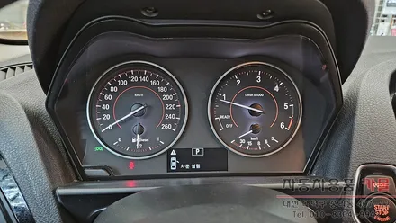 대전 2016 BMW 118d 계기판 조명색상 변경 LED작업 / 대전, 청주, 세종