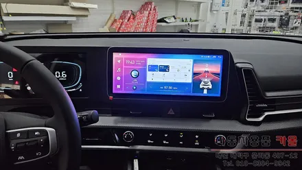 대전 카나로 X-PLUS 12.3인치 안드로이드 올인원과 AHD후방카메라 설치 스포티지NQ5 (총 3대중 2번째 차량) / 대전 대덕