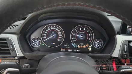 BMW F30 3시리즈 계기판 조명색상 화이트로 변경 LED작업 / 대전, 청주, 세종