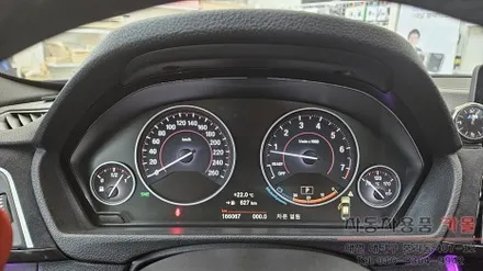2016 BMW320i 계기판 LED작업 (조명색상 화이트로 변경) / 대전, 청주, 세종