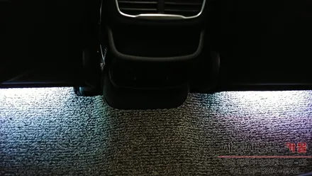 싼타페TM RGB LED풋등 장착 / 리모컨으로 색상, 모드변경 / 대전풋등 / 대전 대덕
