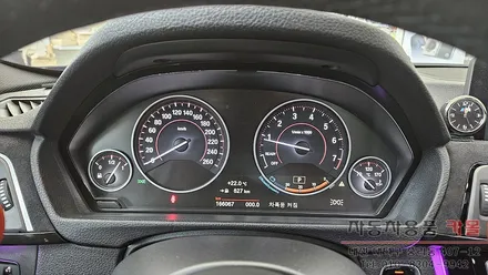 2016 BMW320i 계기판 LED작업 (조명색상 화이트로 변경) / 대전, 청주, 세종
