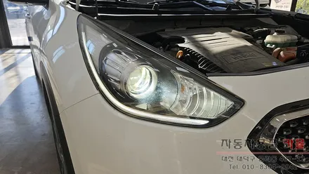 대전 2017 니로 하이브리드 브라비오 LED전조등으로 교체하기 / 대전 대덕