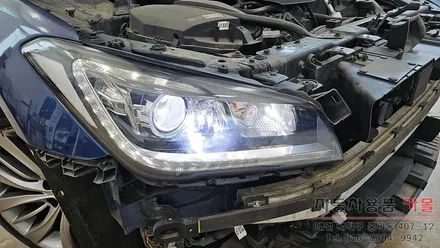 대전 제네시스 DH 전조등 제논 HID벌브 교체 필립스 D3S 6000K / 대전 대덕