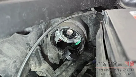 대전 그랜저HG 헤드라이트 상향등, 하향등 모두 합법인증 브라비오 LED전조등으로 교체 / 대전 대덕