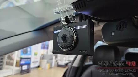 대전 더K9 블랙박스 장착 만도PX80 FHD+FHD, 32GB / 대전 대덕
