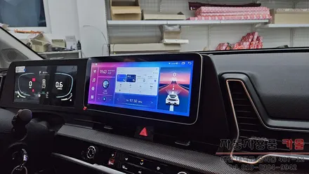 대전 카나로 X-PLUS 12.3인치 안드로이드 올인원과 AHD후방카메라 설치 스포티지NQ5 (총 3대중 2번째 차량) / 대전 대덕