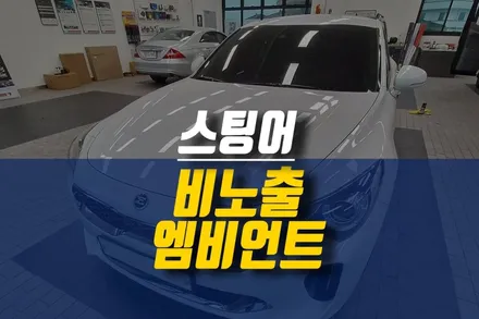 제주 스팅어 비노출 엠비언트 라이트, 1열, 2열 풋등 시공 / 차량 실내 LED 인테리어 / 제주시 오라삼동