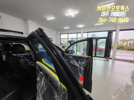 제주 쏘렌토 R 레이노 프레스토 R2 열차단 비반사 썬팅 재시공 작업 / 제주시 오라삼동