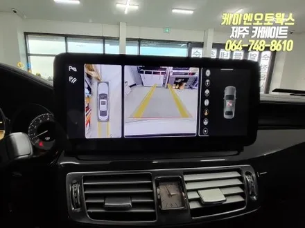벤츠 CLS350 고장난 올인원 네비 탈거 후 새제품으로 교체 작업 / 자동차 안드로이드 올인원 네비 설치 / 제주시 오라삼동
